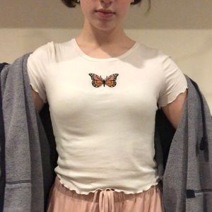 Wild fable butterfly tee